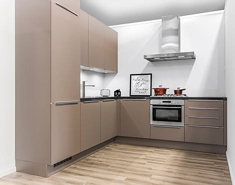Laser Soft Basalt 40 - Moderne hoekkeuken met Pelgrim apparatuur