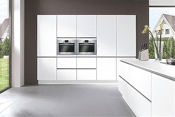 Line 615 Laser Premium Wit Witte greeploze keuken met kookeiland Afstand Keuken Kookeiland : Line 615 Laser Premium Wit Witte greeploze keuken met kookeiland