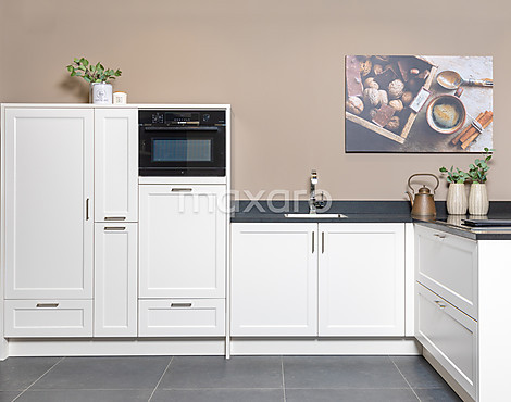 Moderne en tijdloze keuken met hoek-eiland - Apollo