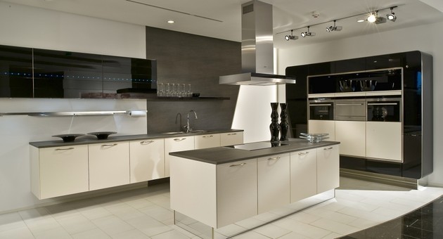 Witte keuken met eiland ~ consenza for .