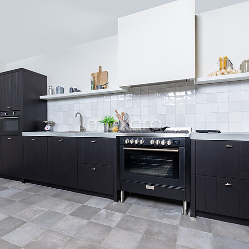 Verwonderlijk Overige-Showroomkeuken Modern/landelijk zwarte rechte keuken AT-38
