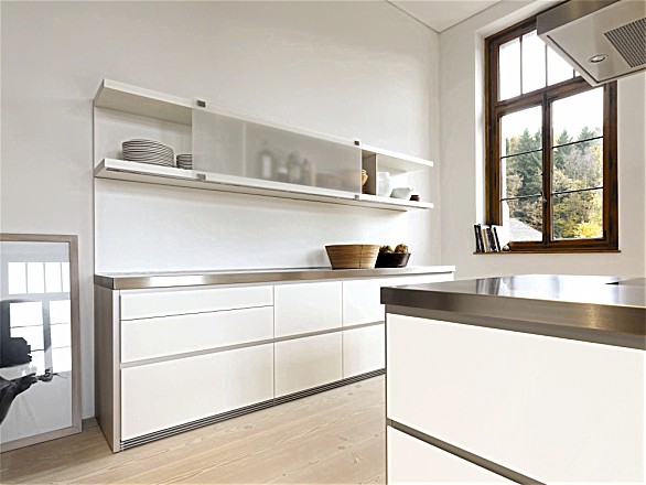 Greeploze design keuken b1 met kookeiland wit en staal (bulthaup) Greeploze Keuken Met Kookeiland : Greeploze design keuken b1 met kookeiland wit en staal (bulthaup)