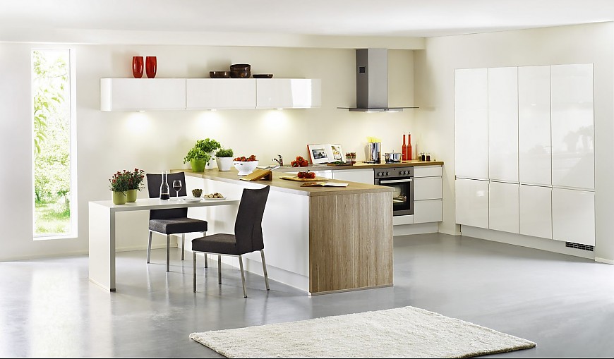 Stil Moderne keukens, Planungsart L-vormige keuken Verlichting Keuken Zonder Bovenkasten : Stil Moderne keukens, Planungsart L-vormige keuken