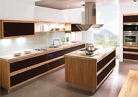 Designkeuken hout