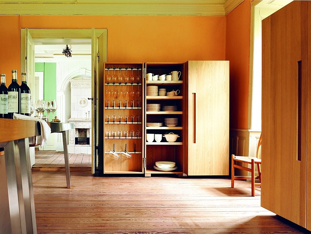 Lade voor servies met houten bodem en scheidingselementen design ...