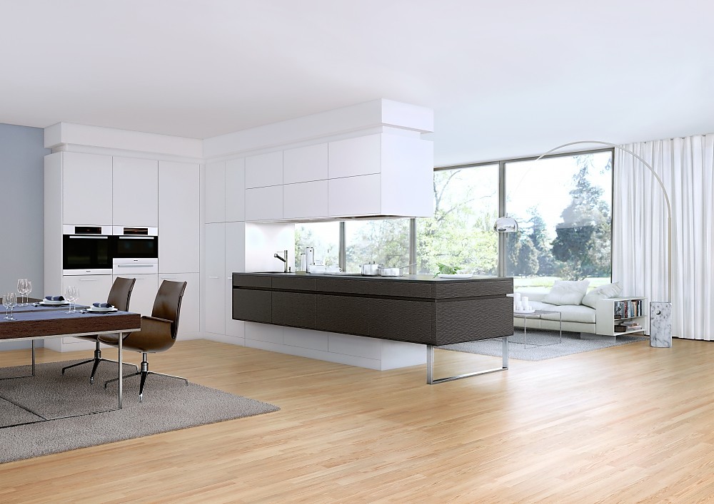 Design keuken alessi volo in hoogglans rood
