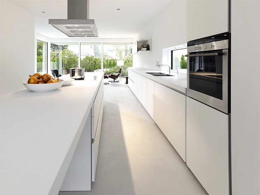 Design keuken b1 met eiland en eetbar (bulthaup)