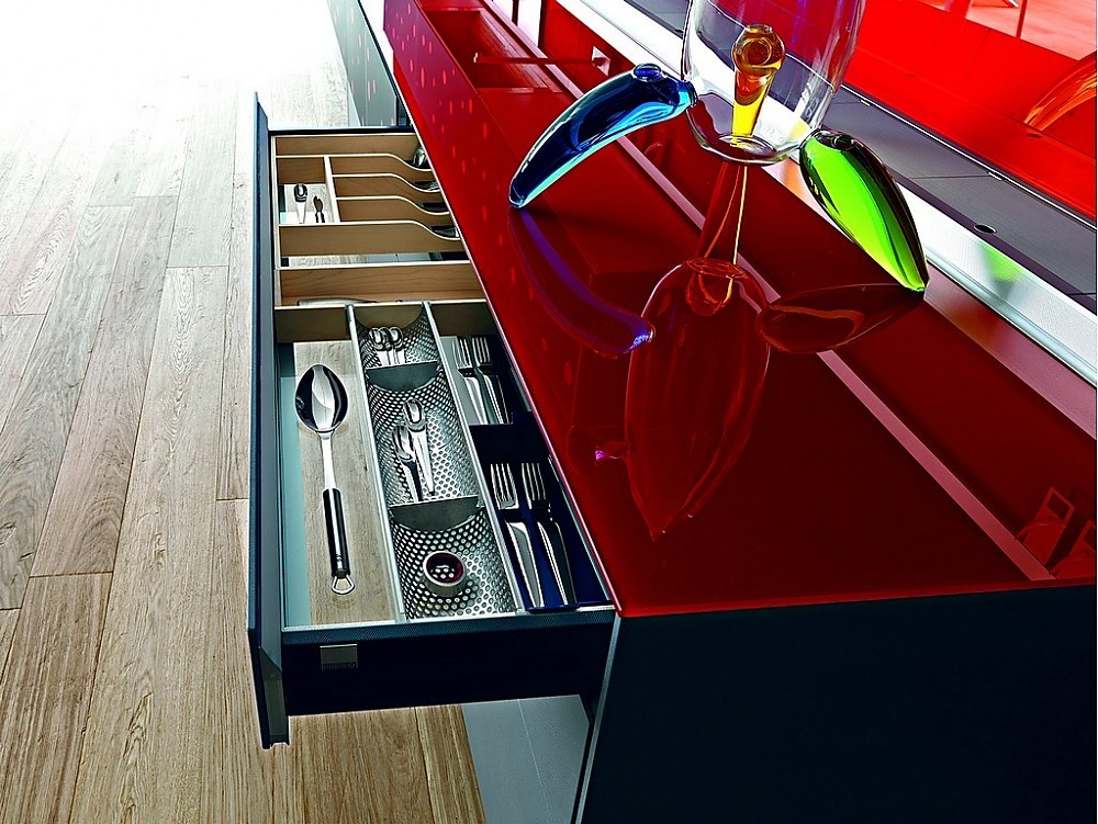 Open woonkeuken detail living