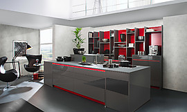  Zuordnung: Stil Design-keukens, Planungsart L-vormige keuken