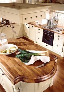 Houten aanrechtblad