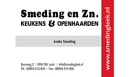 Smeding en Zn. Logo: Keuken Leek