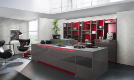  Zuordnung: Stil Design-keukens, Planungsart Open keuken (woonkeuken)