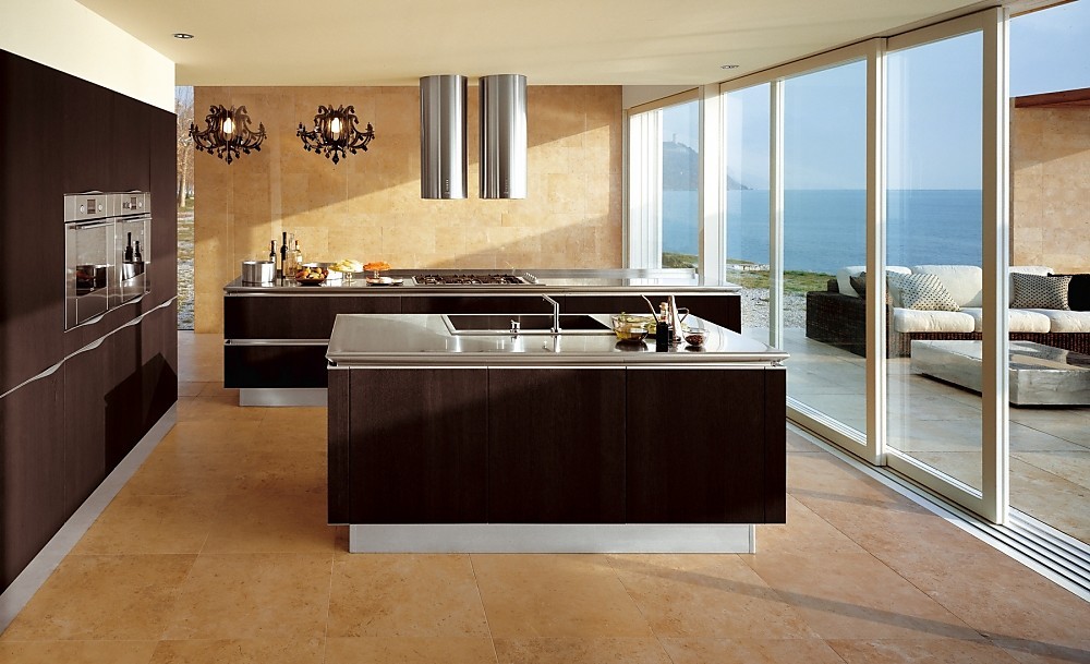 Idea 1 pininfarina design donker eiken
